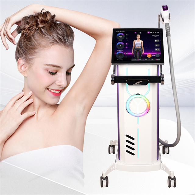  آلة إزالة الشعر بالليزر Am-360 Diode Laser 755nm 808nm 1064nm المنتجات الجمالية 