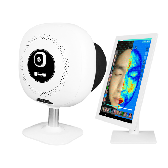 AM-211 21,5-дюймовый недорогой анализатор кожи лица и косметическое оборудование для сканера (система Android)