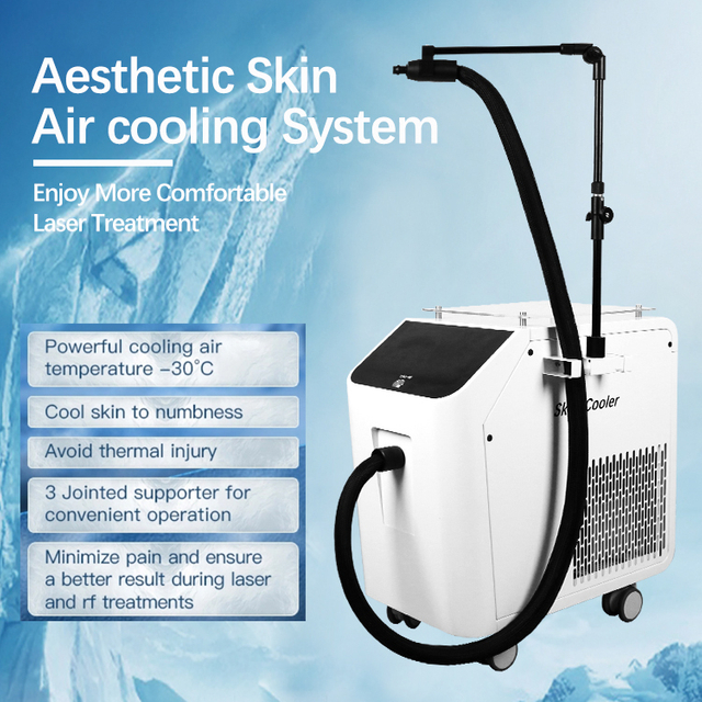 آلة نظام تبريد الجلد التجميلي بالليزر